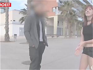 fortunate boy gets picked up on the street to screw pornstar